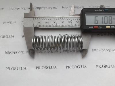 Пружина стиснення 2 х 17,8 х 61 (Артикул: S4533)