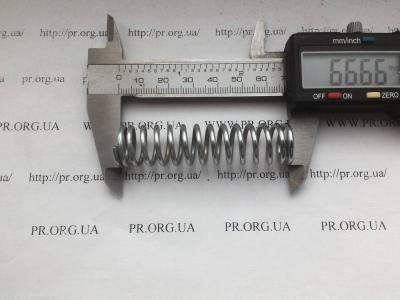 Пружина сжатия 2 х 16,2 х 66,5 (Артикул: S4540)
