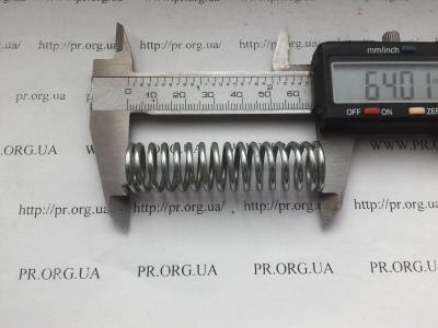 Пружина сжатия 2 х 16,5 х 64 (Артикул: S4541)