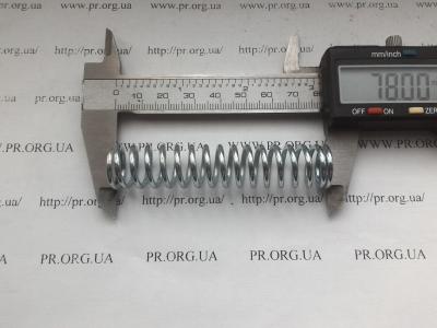 Пружина сжатия 2 х 16 х 78 (Артикул: S4548)