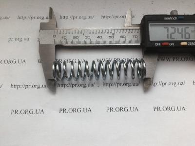 Пружина сжатия 2 х 16 х 72,5 (Артикул: S4550)