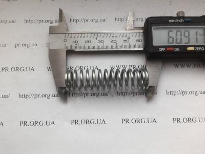 Пружина сжатия 2 х 16 х 61 (Артикул: S4551)