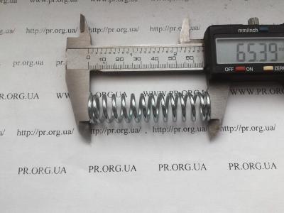 Пружина стиснення 2 х 16 х 65,3 (Артикул: S4555)