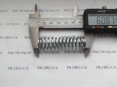Пружина сжатия 2 х 16 х 60,8 (Артикул: S4556)
