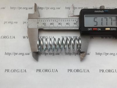 Пружина сжатия 2 х 16 х 51,5 (Артикул: S4564)