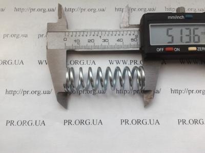 Пружина сжатия 2 х 16 х 51 (Артикул: S4569)