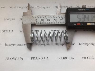 Пружина сжатия 2 х 16 х 53,3 (Артикул: S4570)