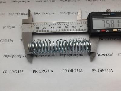 Пружина стиснення 2 х 15,9 х 75,5 (Артикул: S4576)