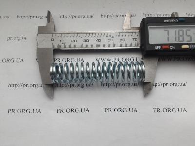 Пружина сжатия 2 х 15,8 х 71,8 (Артикул: S4577)