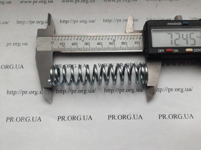 Пружина сжатия 2 х 15,7 х 72,5 (Артикул: S4579)