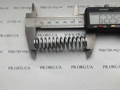 Пружина сжатия 2 х 15,6 х 62 (Артикул: S4581)