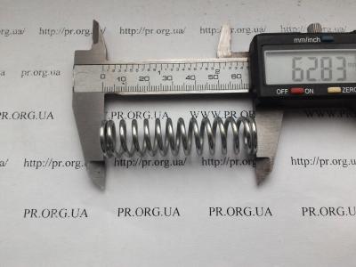 Пружина сжатия 2 х 15,7 х 62,8 (Артикул: S4584)
