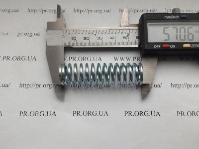 Пружина сжатия 2 х 15,8 х 57 (Артикул: S4586)