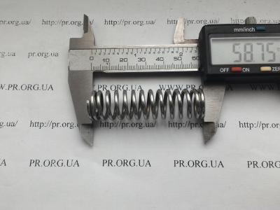 Пружина сжатия 2 х 15,9 х 58,5 (Артикул: S4589)