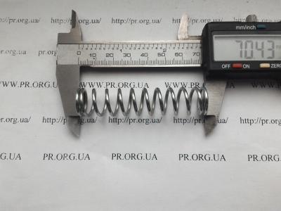 Пружина сжатия 1,8 х 15,6 х 70,5 (Артикул: S4598)