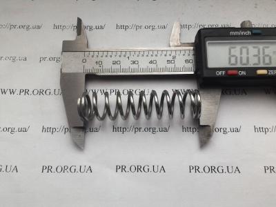 Пружина сжатия 1,8 х 15,3 х 60,5 (Артикул: S4599)