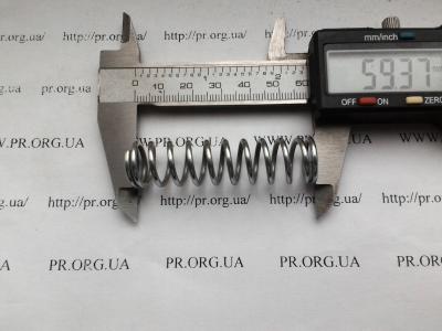 Пружина сжатия 1,8 х 15,4 х 59,4 (Артикул: S4602)