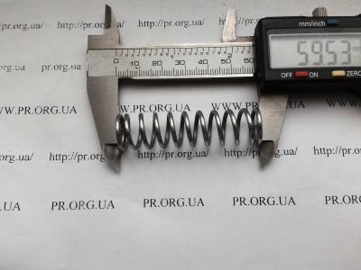 Пружина сжатия 1,8 х 15,4 х 59,5 (Артикул: S4603)