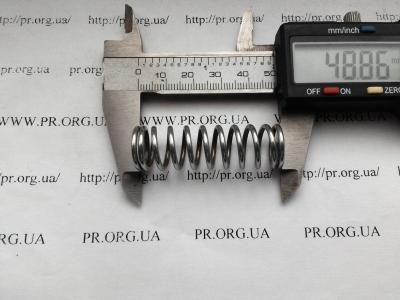 Пружина сжатия 1,8 х 15,5 х 49 (Артикул: S4614)