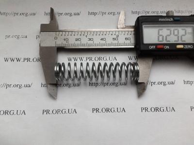 Пружина сжатия 1,6 х 14 х 63 (Артикул: S4620)