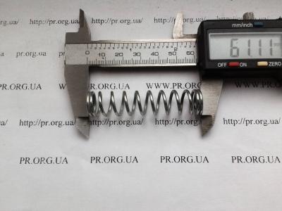 Пружина сжатия 1,6 х 13,8 х 61 (Артикул: S4622)