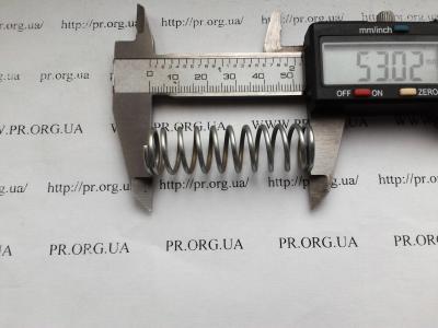 Пружина сжатия 1,6 х 16 х 53 (Артикул: S4626)