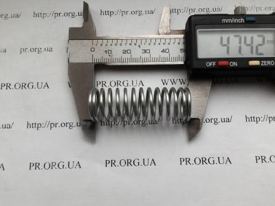 Пружина сжатия 1,6 х 16,7 х 47,5 (Артикул: S4628)