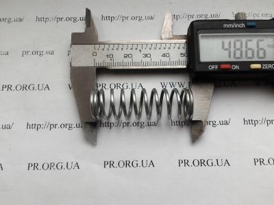 Пружина сжатия 1,6 х 16 х 48,5 (Артикул: S4629)