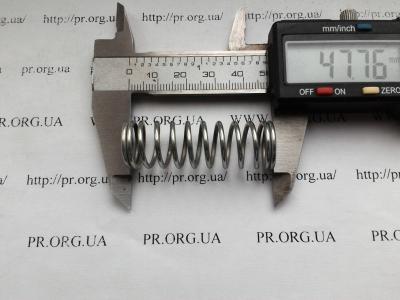 Пружина сжатия 1,6 х 16 х 47,5 (Артикул: S4630)