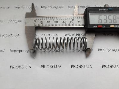 Пружина стиснення 1,5 х 16 х 63,5 (Артикул: S4634)