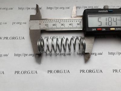 Пружина стиснення 1,5 х 16,8 х 51,8 (Артикул: S4647)