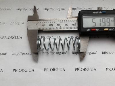 Пружина сжатия 1,5 х 15,8 х 52 (Артикул: S4649)