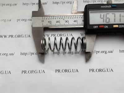 Пружина сжатия 1,5 х 16 х 46,5 (Артикул: S4652)