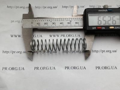 Пружина стиснення 1,2 х 15,2 х 65 (Артикул: S4660)