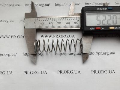Пружина сжатия 1 х 14,5 х 52 (Артикул: S4678)