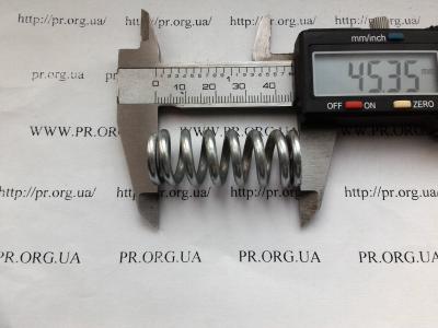 Пружина сжатия 3 х 18 х 45,5 (Артикул: S4692)