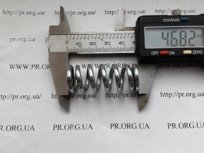 Пружина сжатия 3 х 18 х 46,5 (Артикул: S4693)