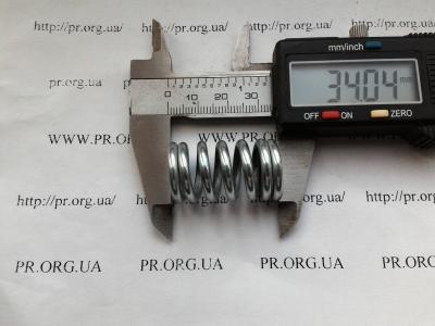 Пружина сжатия 3 х 19 х 34 (Артикул: S4696)