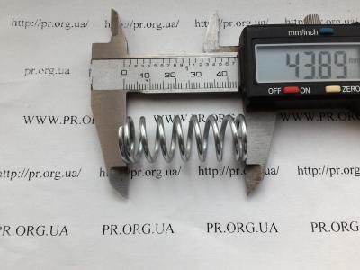 Пружина стиснення 2 х 17 х 43,8 (Артикул: S4706)