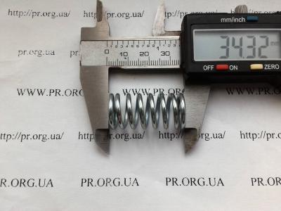 Пружина сжатия 2 х 16 х 34,5 (Артикул: S4714)