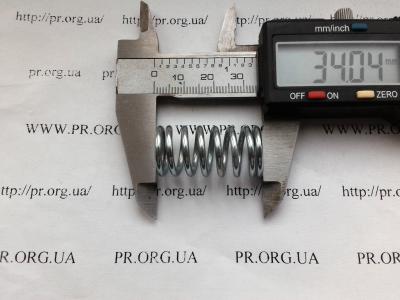 Пружина сжатия 2 х 16 х 34 (Артикул: S4715)