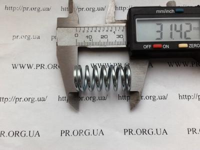 Пружина сжатия 2 х 16 х 31,5 (Артикул: S4717)