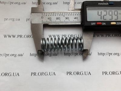 Пружина сжатия 2 х 14,8 х 43 (Артикул: S4720)