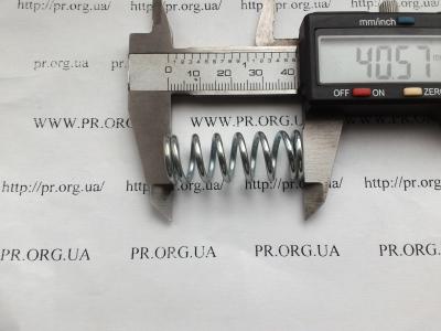 Пружина сжатия 2 х 15 х 40,5 (Артикул: S4724)