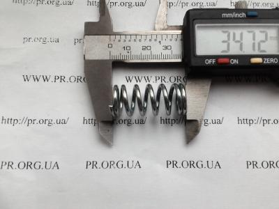 Пружина стиснення 2 х 14,8 х 34,5 (Артикул: S4727)