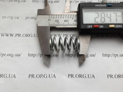 Пружина сжатия 2 х 15,6 х 28,5 (Артикул: S4731)