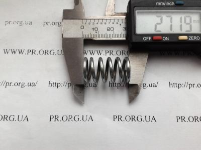 Пружина сжатия 2 х 15,2 х 27 (Артикул: S4732)