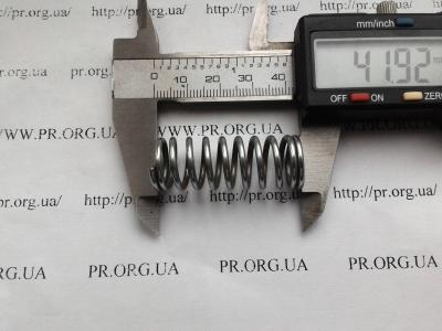 Пружина сжатия 1,8 х 15,5 х 42 (Артикул: S4734)