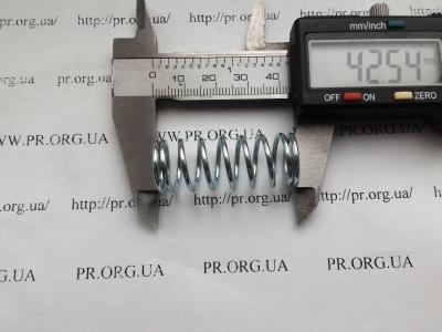 Пружина сжатия 1,6 х 16,2 х 42,5 (Артикул: S4741)