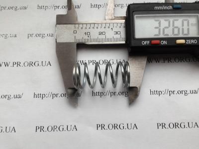 Пружина сжатия 1,6 х 16,2 х 32,5 (Артикул: S4742)